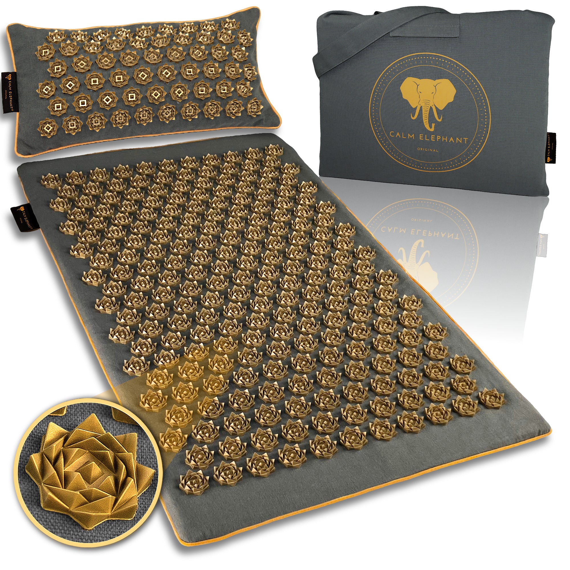 Akupressurmatte | PURE ECO 3er Set - grau