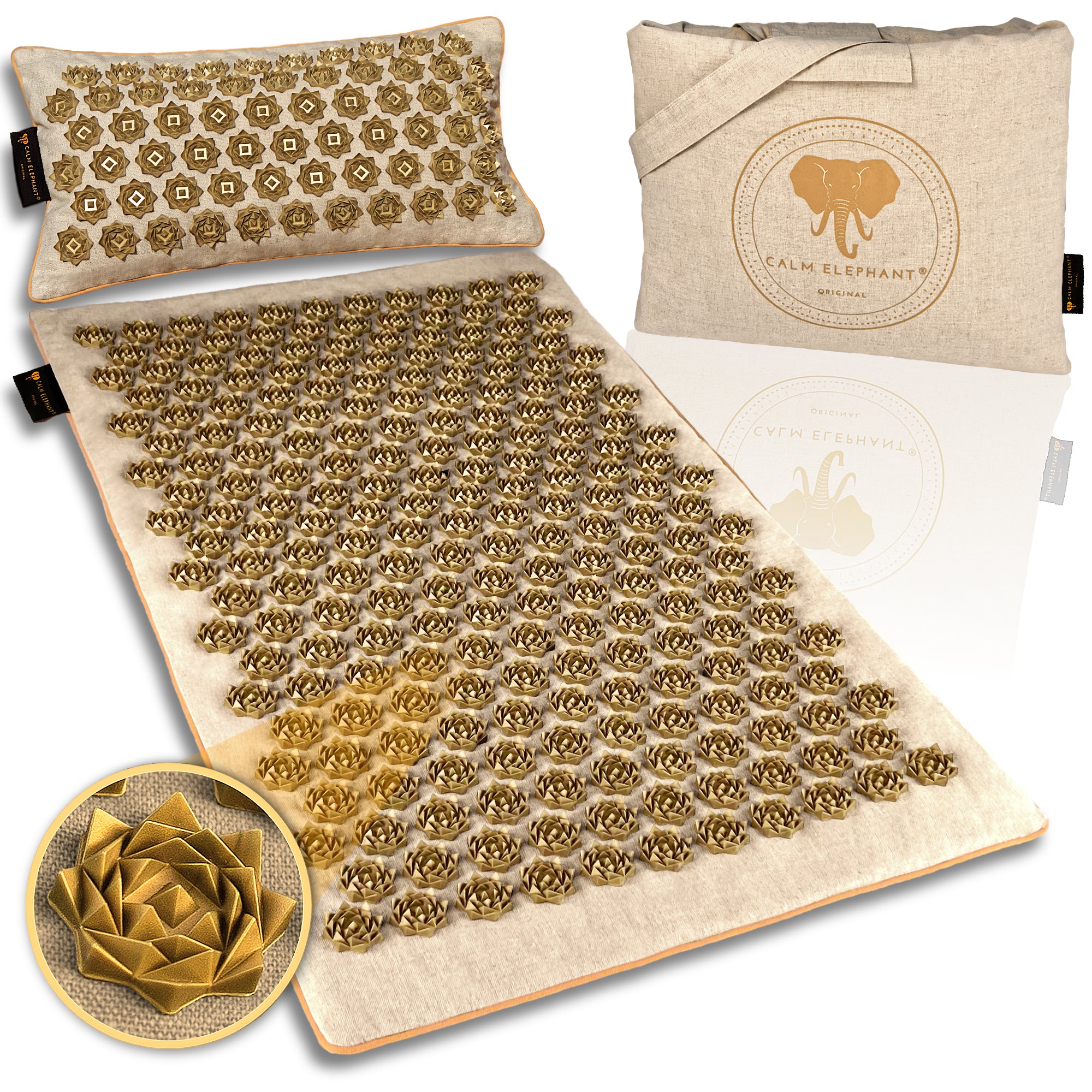 Akupressurmatte | PURE ECO 3er Set - beige