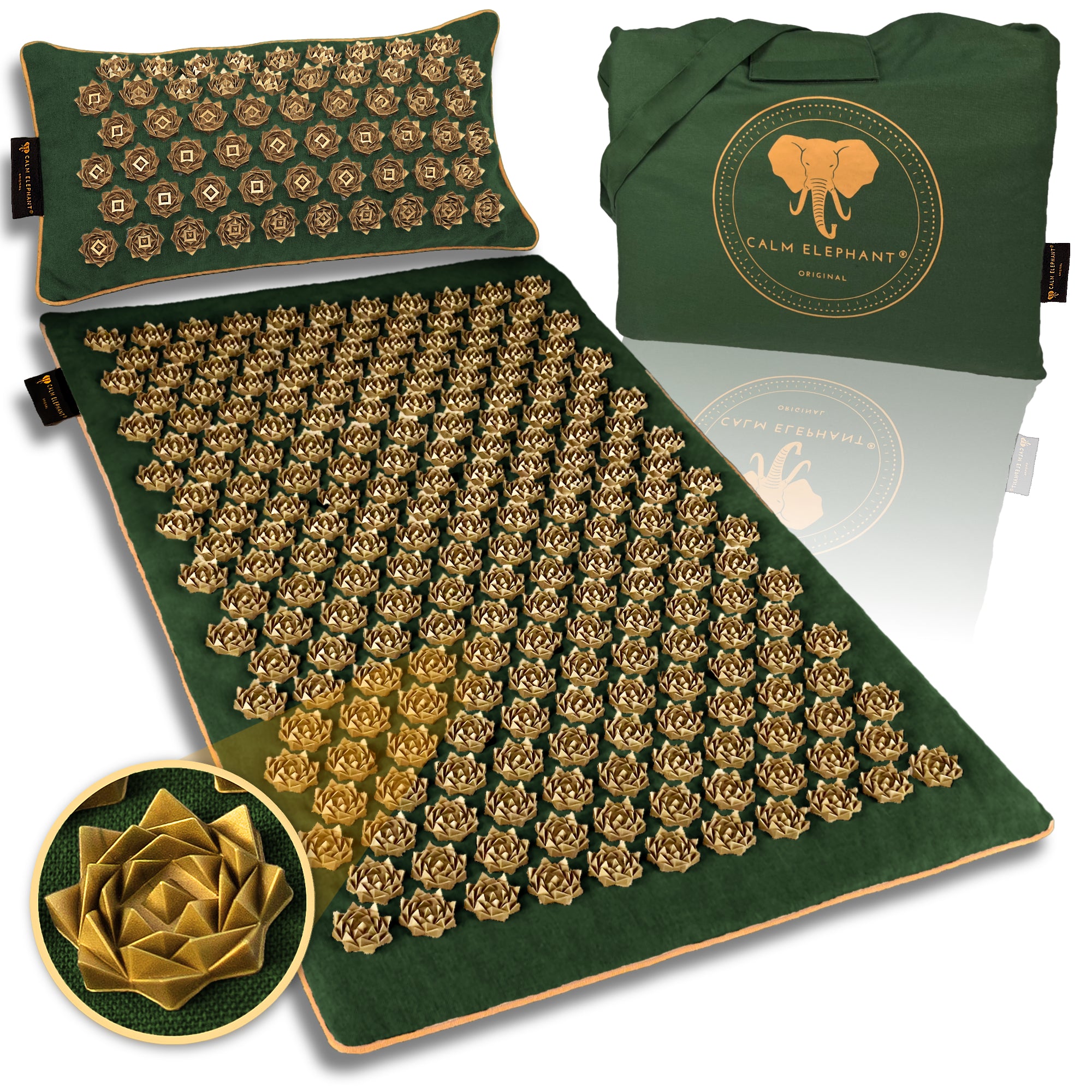 Akupressurmatte | PURE ECO 3er Set - grün